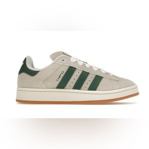 Adidas campus 00 crystal white dark green